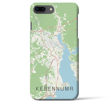 【気仙沼（宮城県）】地図柄iPhoneケース（バックカバータイプ）