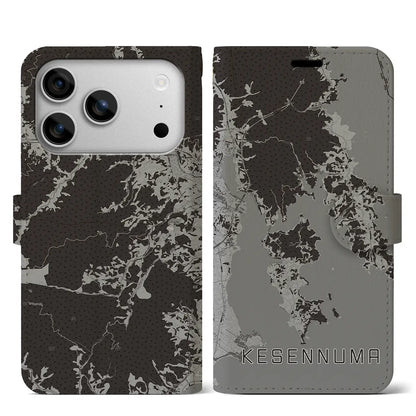 【気仙沼（宮城県）】地図柄iPhoneケース（手帳タイプ）