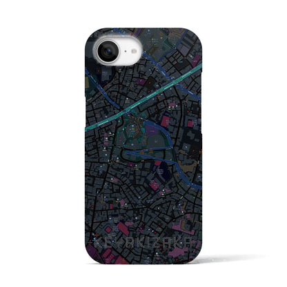 【けやき坂（東京都）】地図柄iPhoneケース（バックカバータイプ）