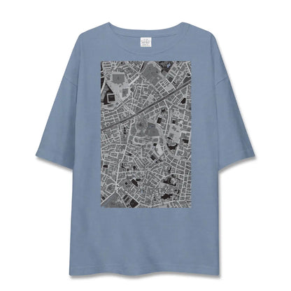 【けやき坂（東京都）】地図柄ビッグシルエットTシャツ