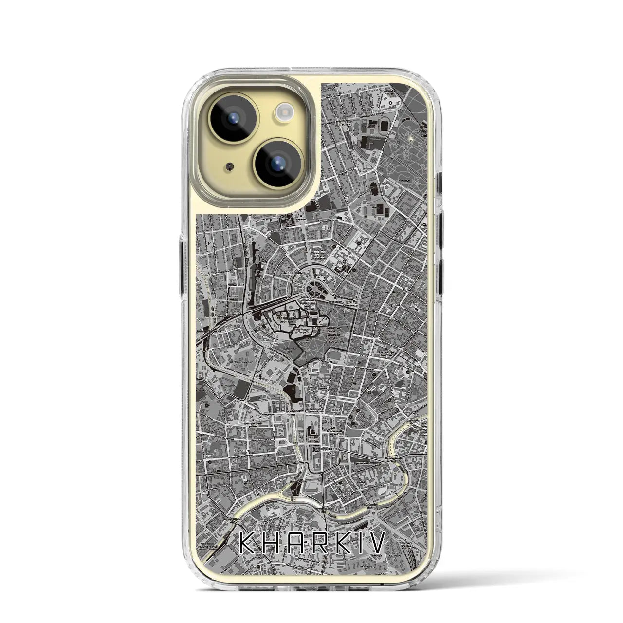 【ハルキウ（ウクライナ）】地図柄iPhoneケース（MagSafeタイプ）