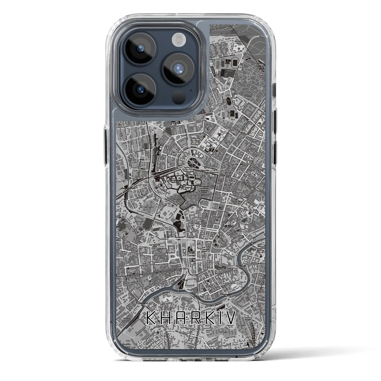 【ハルキウ（ウクライナ）】地図柄iPhoneケース（MagSafeタイプ）