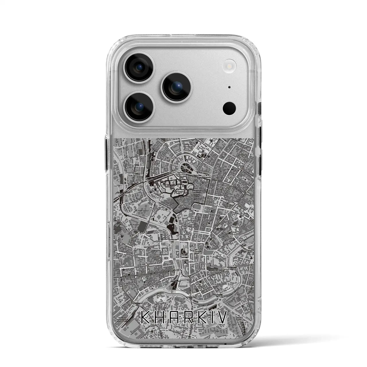 【ハルキウ（ウクライナ）】地図柄iPhoneケース（MagSafeタイプ）