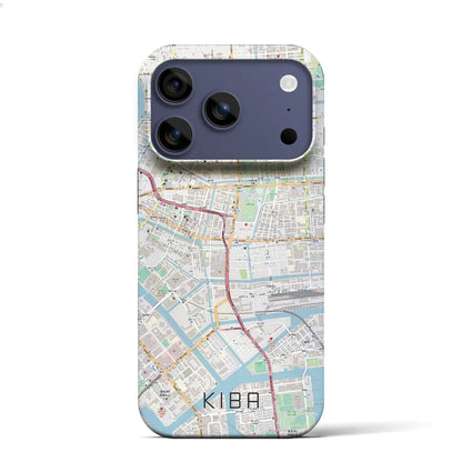 【木場（東京都）】地図柄iPhoneケース（バックカバータイプ）