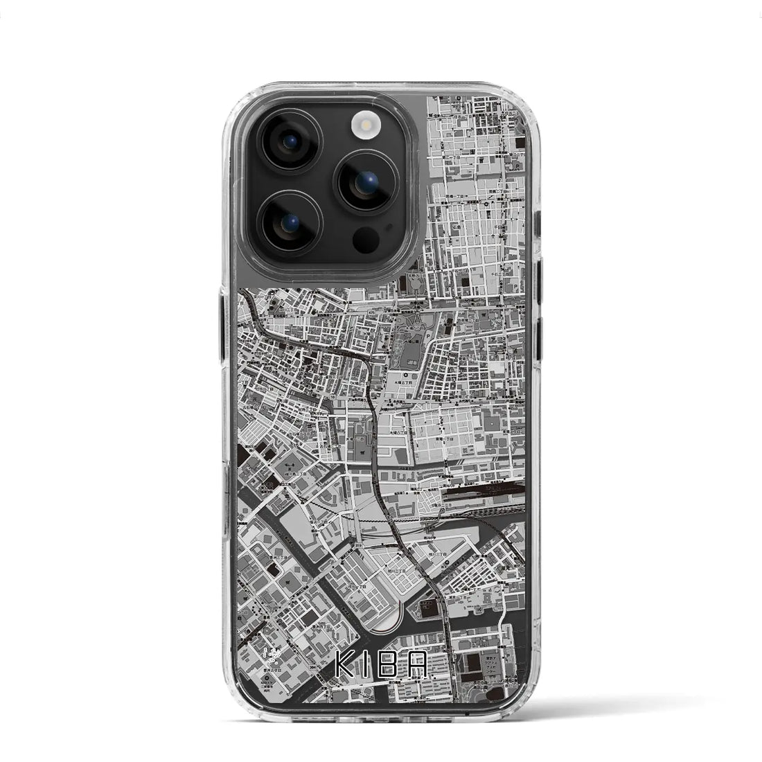 【木場（東京都）】地図柄iPhoneケース（MagSafeタイプ）