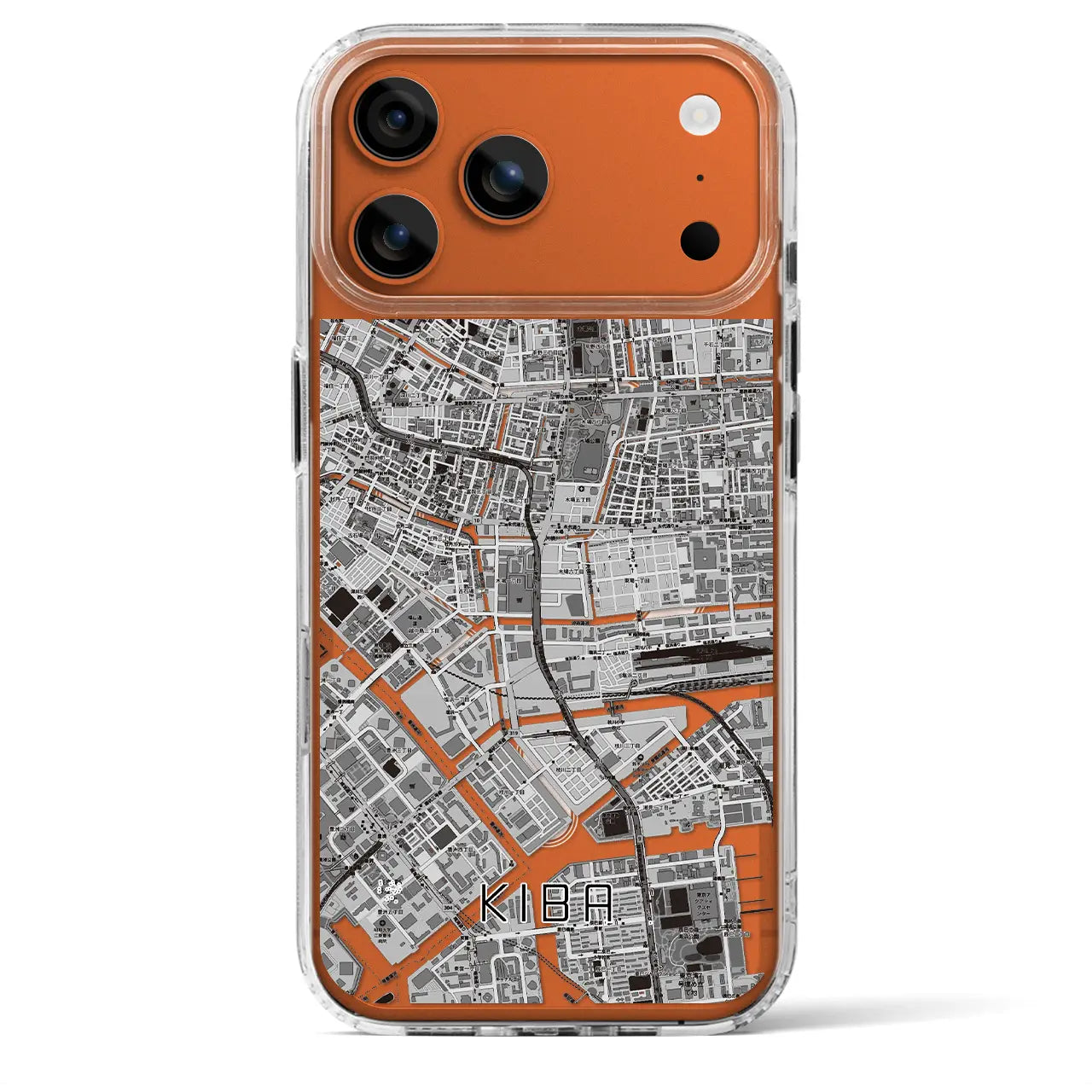 【木場（東京都）】地図柄iPhoneケース（MagSafeタイプ）