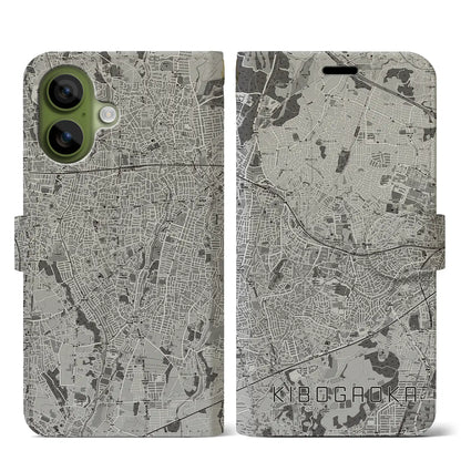 【希望ヶ丘（神奈川県）】地図柄iPhoneケース（手帳タイプ）