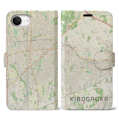 【希望ヶ丘（神奈川県）】地図柄iPhoneケース（手帳タイプ）