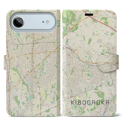 【希望ヶ丘（神奈川県）】地図柄iPhoneケース（手帳タイプ）