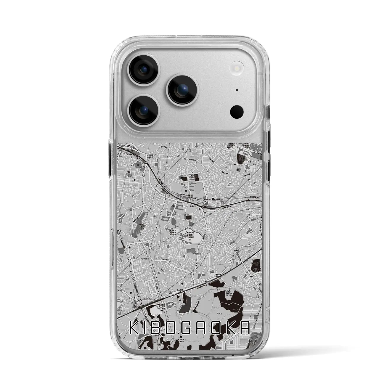 【希望ヶ丘（神奈川県）】地図柄iPhoneケース（MagSafeタイプ）