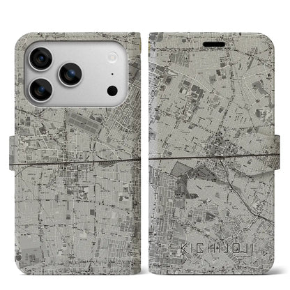 【吉祥寺2（東京都）】地図柄iPhoneケース（手帳タイプ）