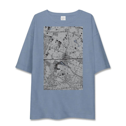 【吉祥寺2（東京都）】地図柄ビッグシルエットTシャツ