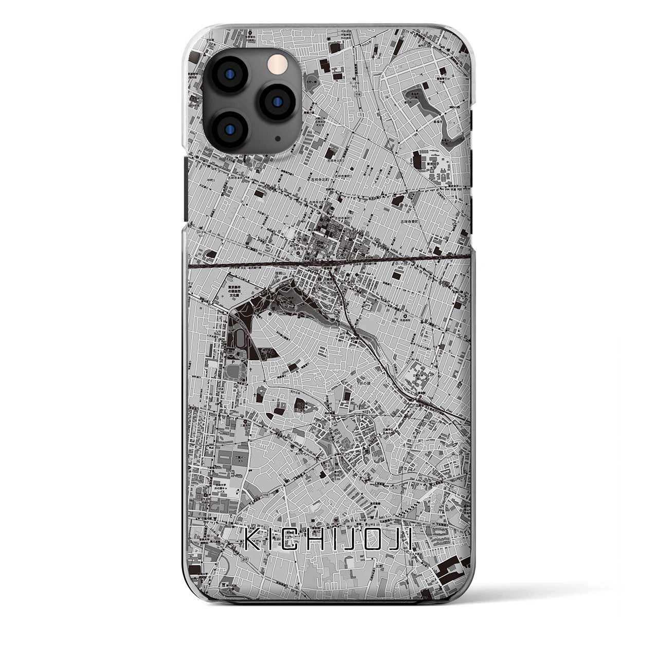 【吉祥寺（東京都）】地図柄iPhoneケース（クリアタイプ）