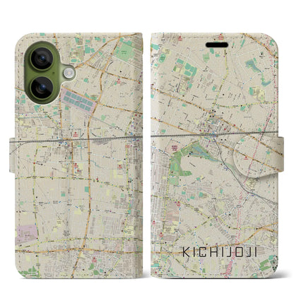 【吉祥寺（東京都）】地図柄iPhoneケース（手帳タイプ）