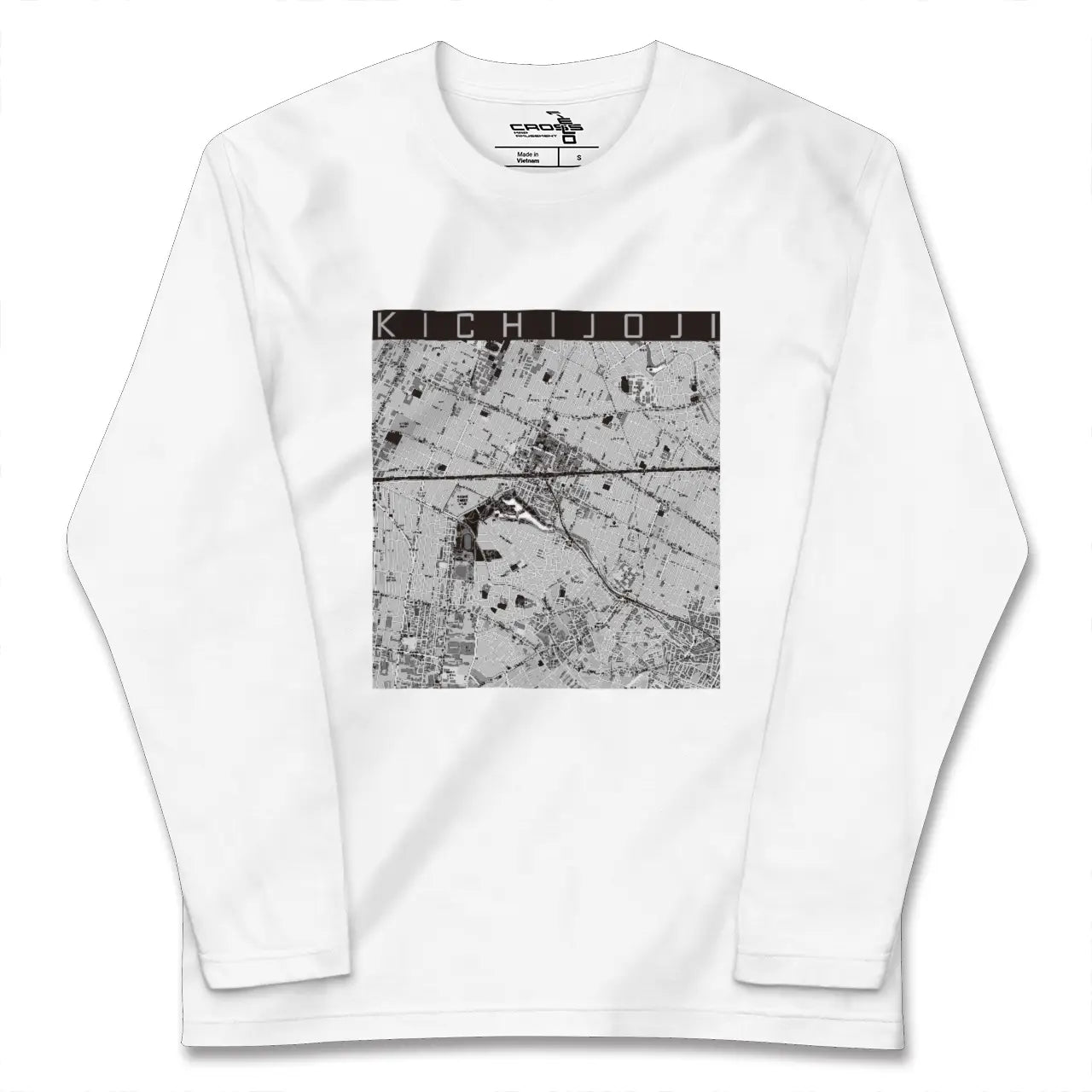 【吉祥寺（東京都）】地図柄ロングスリーブTシャツ