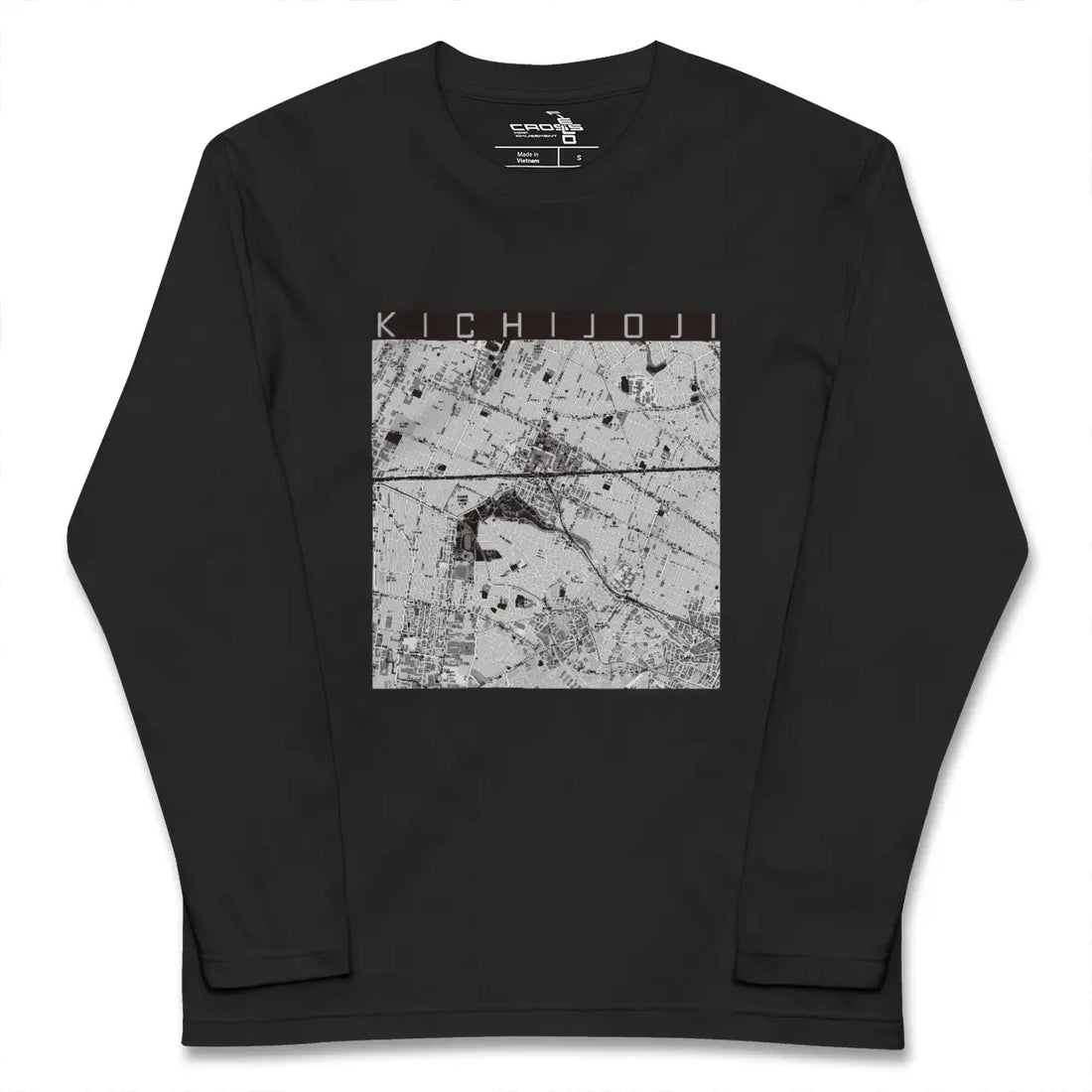 【吉祥寺（東京都）】地図柄ロングスリーブTシャツ