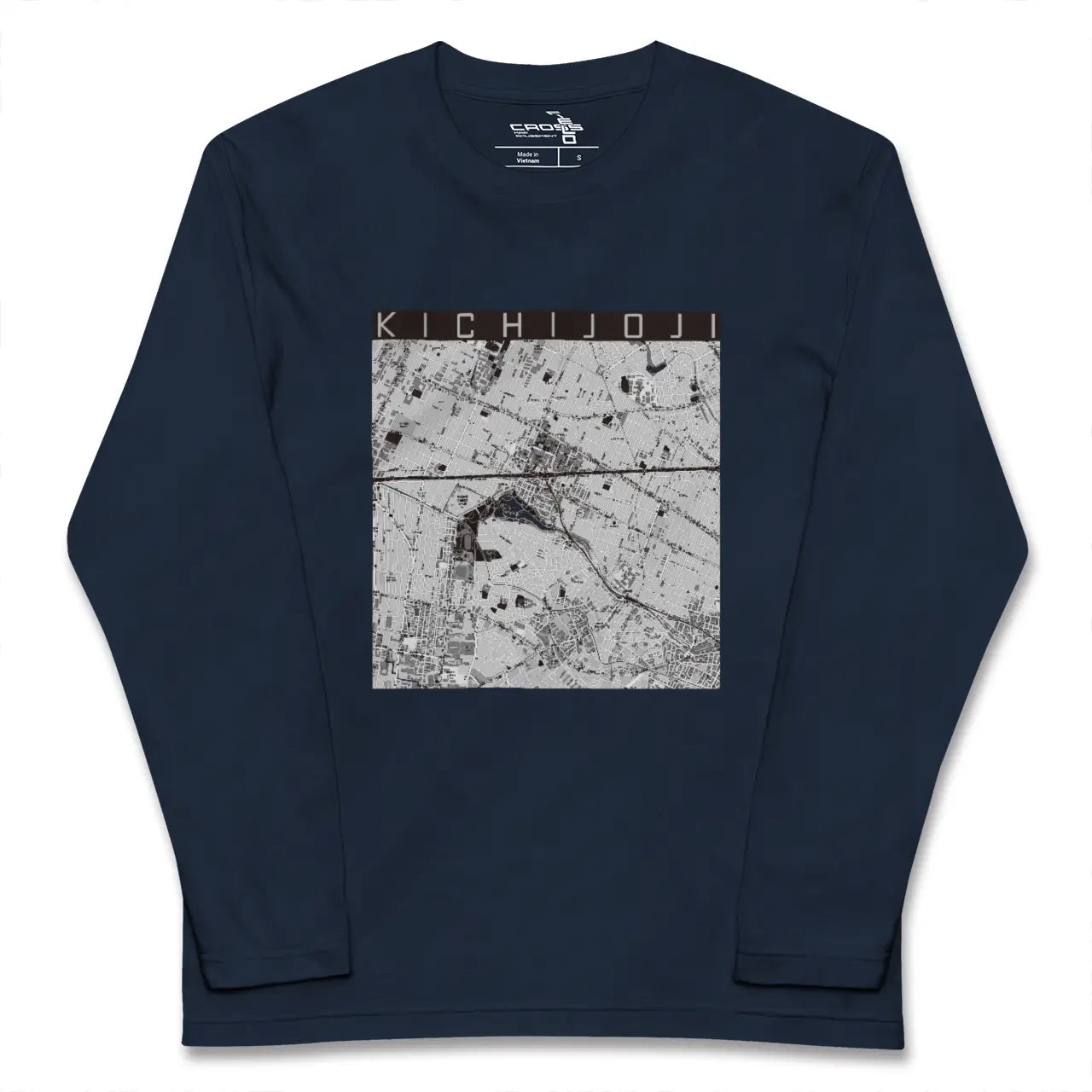 【吉祥寺（東京都）】地図柄ロングスリーブTシャツ