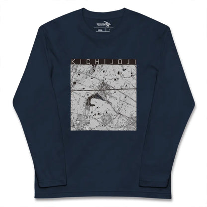 【吉祥寺（東京都）】地図柄ロングスリーブTシャツ