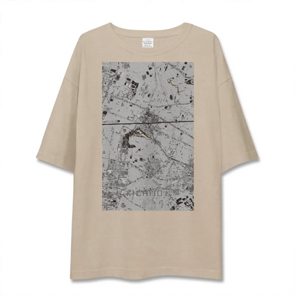 【吉祥寺（東京都）】地図柄ビッグシルエットTシャツ