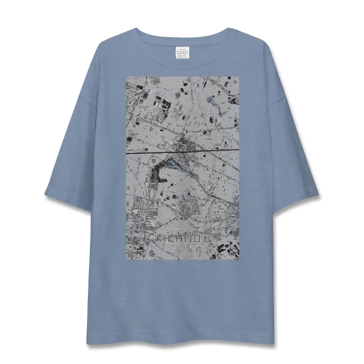 【吉祥寺（東京都）】地図柄ビッグシルエットTシャツ