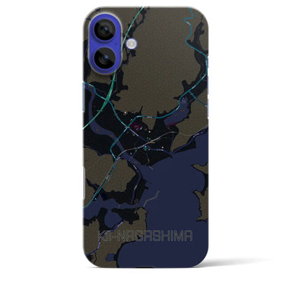 【紀伊長島（三重県）】地図柄iPhoneケース（バックカバータイプ）