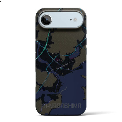 【紀伊長島（三重県）】地図柄iPhoneケース（バックカバータイプ）