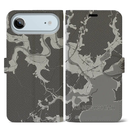 【紀伊長島（三重県）】地図柄iPhoneケース（手帳タイプ）