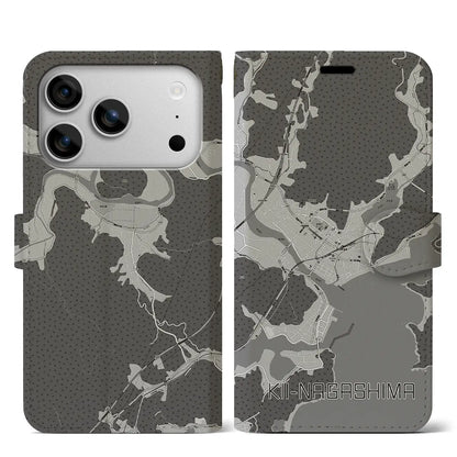 【紀伊長島（三重県）】地図柄iPhoneケース（手帳タイプ）