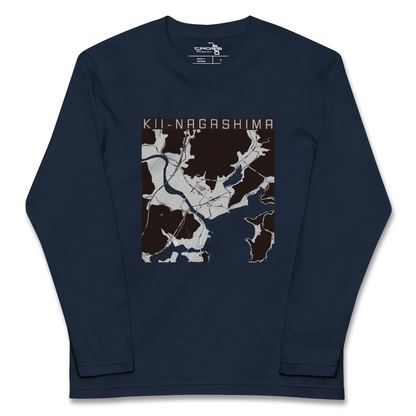 【紀伊長島（三重県）】地図柄ロングスリーブTシャツ