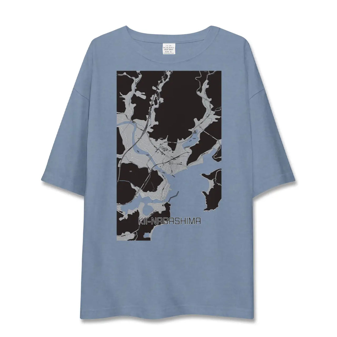 【紀伊長島（三重県）】地図柄ビッグシルエットTシャツ