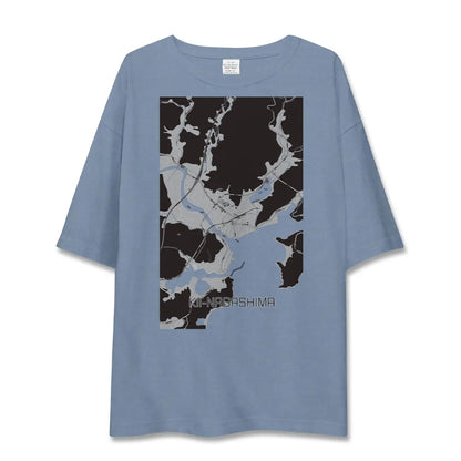 【紀伊長島（三重県）】地図柄ビッグシルエットTシャツ