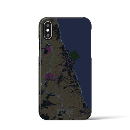 【喜入（鹿児島県）】地図柄iPhoneケース（バックカバータイプ）