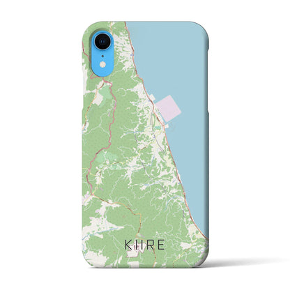 【喜入（鹿児島県）】地図柄iPhoneケース（バックカバータイプ）