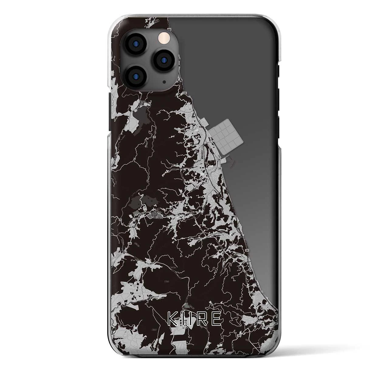 【喜入（鹿児島県）】地図柄iPhoneケース（クリアタイプ）