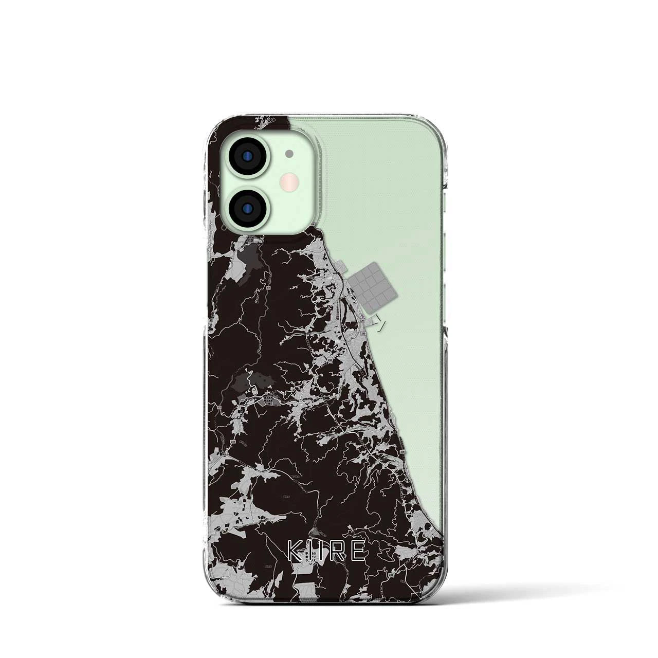 【喜入（鹿児島県）】地図柄iPhoneケース（クリアタイプ）