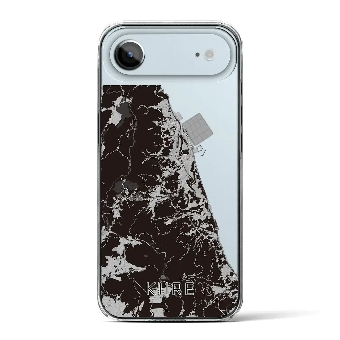 【喜入（鹿児島県）】地図柄iPhoneケース（クリアタイプ）