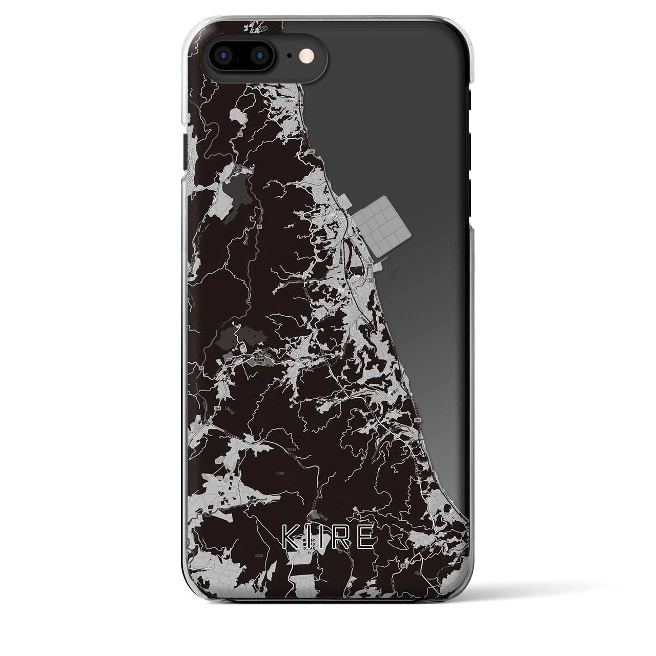 【喜入（鹿児島県）】地図柄iPhoneケース（クリアタイプ）