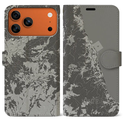 【喜入（鹿児島県）】地図柄iPhoneケース（手帳タイプ）