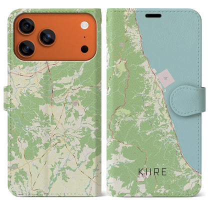 【喜入（鹿児島県）】地図柄iPhoneケース（手帳タイプ）