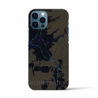 【木島平（長野県）】地図柄iPhoneケース（バックカバータイプ）