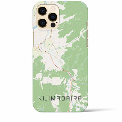 【木島平（長野県）】地図柄iPhoneケース（バックカバータイプ）