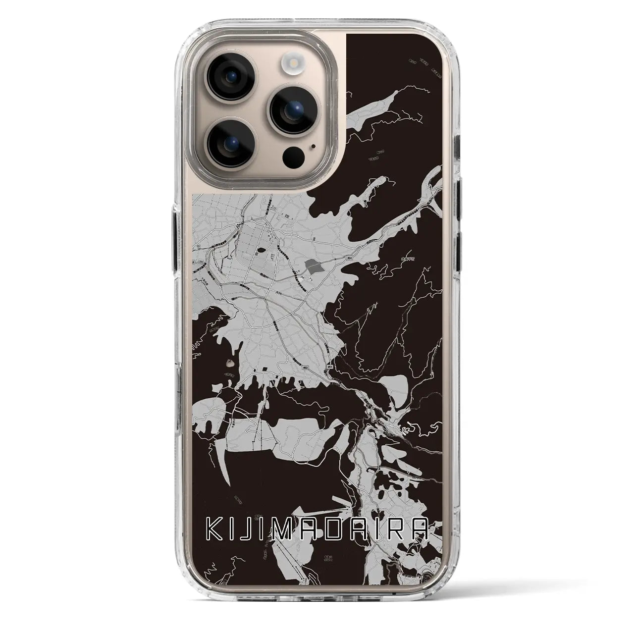 【木島平（長野県）】地図柄iPhoneケース（MagSafeタイプ）