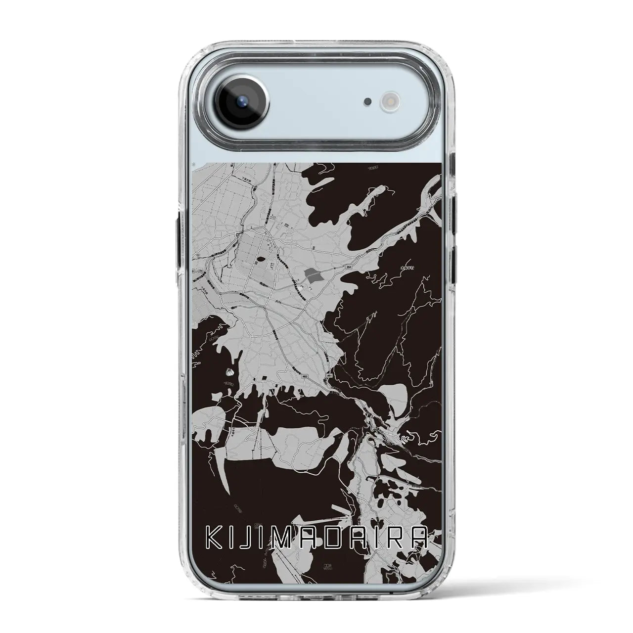 【木島平（長野県）】地図柄iPhoneケース（MagSafeタイプ）