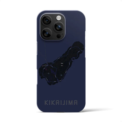 【喜界島（鹿児島県）】地図柄iPhoneケース（バックカバータイプ）