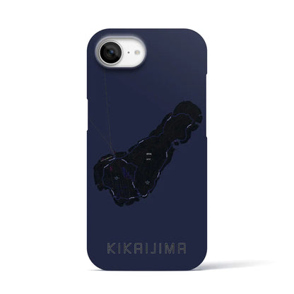 【喜界島（鹿児島県）】地図柄iPhoneケース（バックカバータイプ）