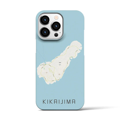 【喜界島（鹿児島県）】地図柄iPhoneケース（バックカバータイプ）