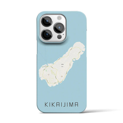 【喜界島（鹿児島県）】地図柄iPhoneケース（バックカバータイプ）