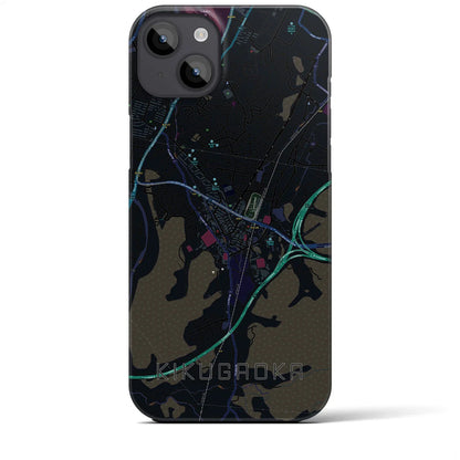 【企救丘（福岡県）】地図柄iPhoneケース（バックカバータイプ）