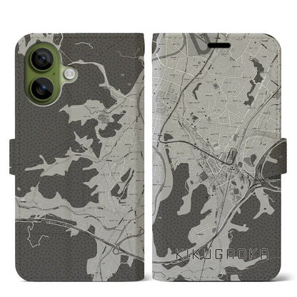 【企救丘（福岡県）】地図柄iPhoneケース（手帳タイプ）