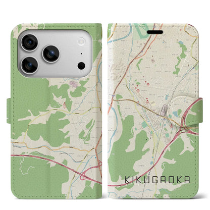 【企救丘（福岡県）】地図柄iPhoneケース（手帳タイプ）